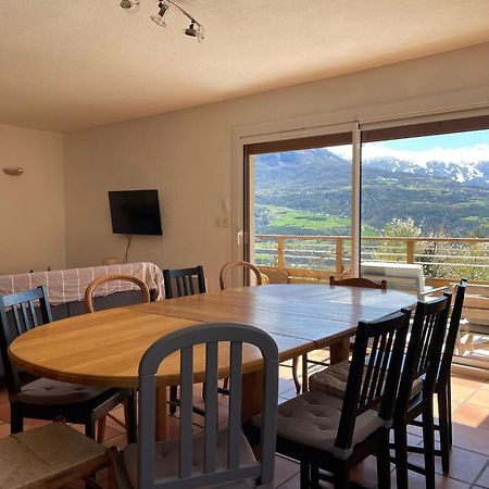 Gite Confort 15 Couchages, Vue Panoramique Montagne Hautes Alpes, Terrasses Embrun Extérieur photo