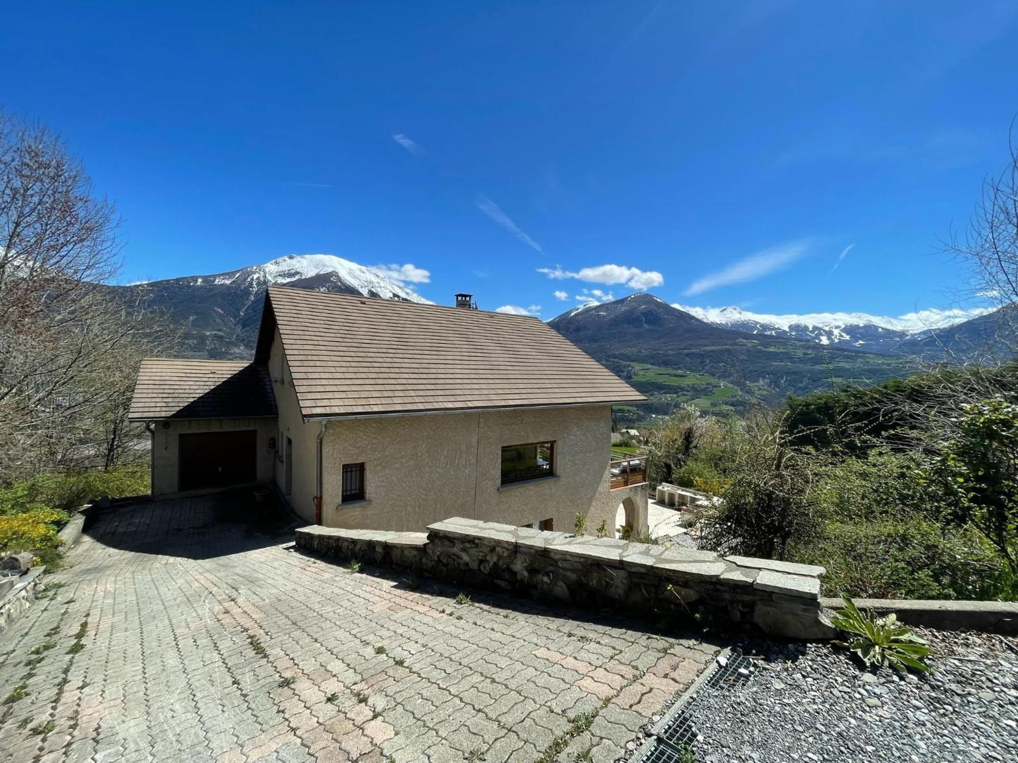 Gite Confort 15 Couchages, Vue Panoramique Montagne Hautes Alpes, Terrasses Embrun Extérieur photo